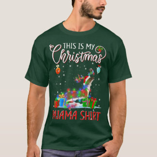 T-shirt C'est ma lingette de Noël en pyjama