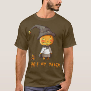 T-shirt C'est ma menace Elle est ma belle imbécile Hallowe