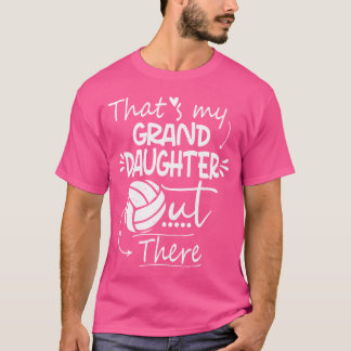 T-shirt C'Est Ma Petite-Fille Là-Bas Volley Pour G