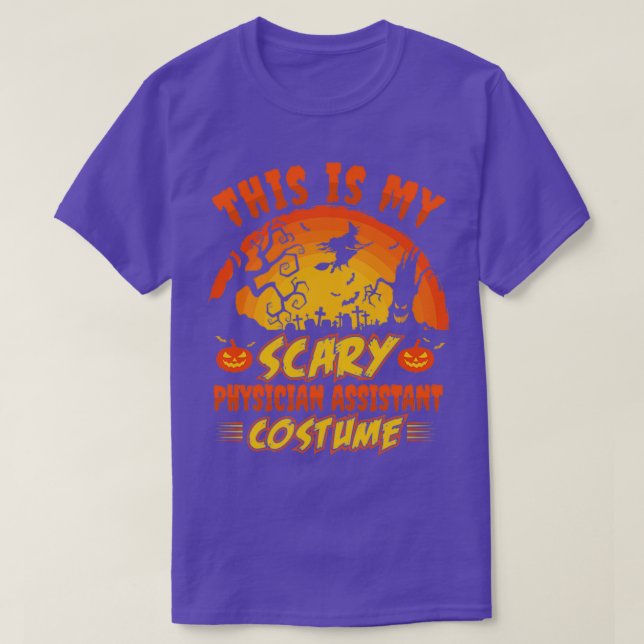 T-shirt C'est ma peur Halloween médecin adjoint Cos (Design devant)