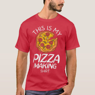 T-shirt C'Est Ma Pizza Qui Fait Du Snack De Chemise Pizzal