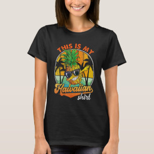 T-shirt C'est Ma Plage Hawaïenne Dabbing Lunettes De Solei
