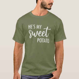 T-shirt C'est ma pomme de terre douce Je Yam Famille Thank