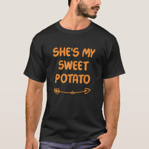 T-shirt C'est ma pomme de terre sucrée, je yam ! Set Coupl