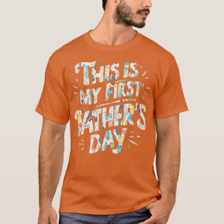 T-shirt c'est ma première fête des pères 1