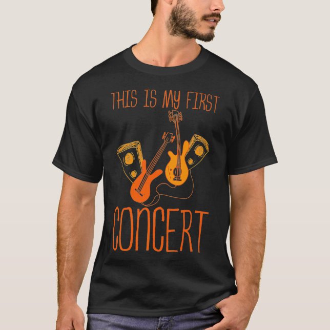 T-shirt C'est ma première guitare Concert  (Devant)
