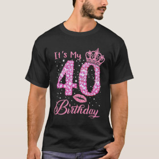 T-shirt C'est ma reine du 40e anniversaire