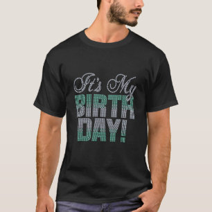 T-shirt C'est ma Rhinestone de Bling Anniversaire pour Gir