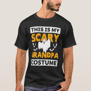 T-shirt C'Est Ma Scandale Costume Grand-Père Fantôme Hallo