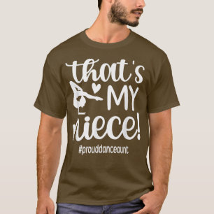 T-shirt C'Est Ma Tante De Danse De La Nièce D'Une Tante De