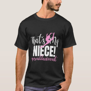 T-shirt C'est ma tante de danse de nièce d'une danseuse