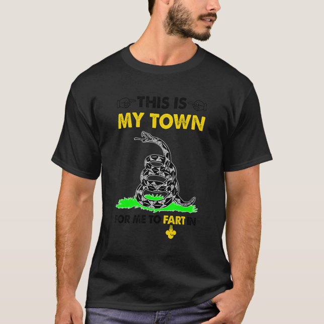 T-shirt C'Est Ma Ville Pour Que Je Passe Dans Le Vêtement  (Devant)