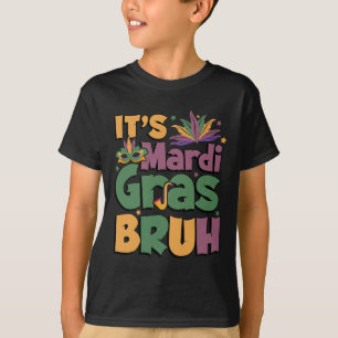 T-shirt C'est Mardi Gras Frère Garçon Adolescent Carnaval
