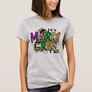T-shirt C'est Mardi Gras tout le monde, Masque de déguisem