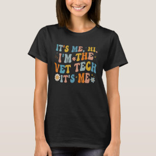 T-shirt C'est moi Bonjour Je suis Vet Tech C'est moi Vétér