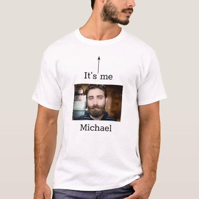 T-shirt C'est moi photo pour les utilisateurs de masques f (Devant)