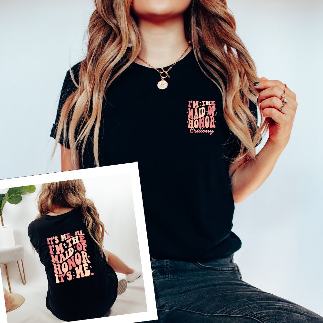 T-shirt C'est moi Salut, la servante d'honneur Son moi Per (Créateur téléchargé)