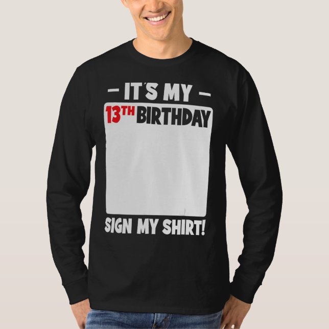 T-shirt C'est mon 13e anniversaire 13 ans adolescent Anniv (Devant)