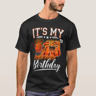 T-shirt C'est mon 13ème anniversaire Thème basket-ball 13