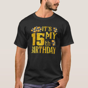 T-shirt C'Est Mon 15E Anniversaire Joyeux 2007 Anniversair