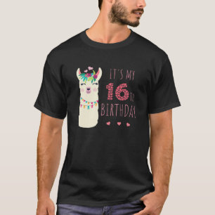 T-shirt C'est mon 16e anniversaire 16 ans fille Anniversai