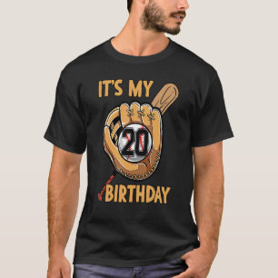 T-shirt C'est mon 20e anniversaire de baseball Anniversair