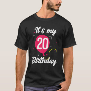 T-shirt C'est mon 20e anniversaire drôle B-Day 20 ans Birt