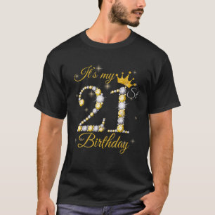 T-shirt C'est mon 21e anniversaire Cadeaux de la Reine 21