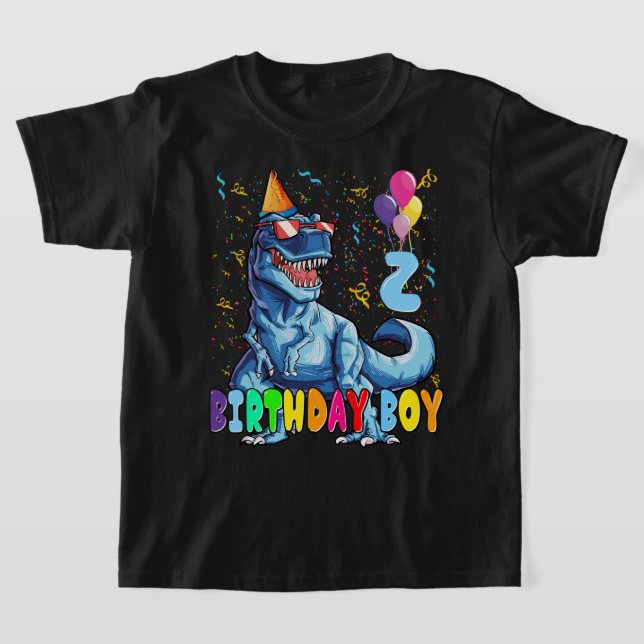 T-shirt C'est mon 2ème anniversaire de fête des Chemises D (Poser)