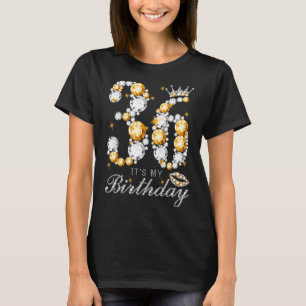 T-shirt C'est mon 36e anniversaire Reine 36 ans Chaussures