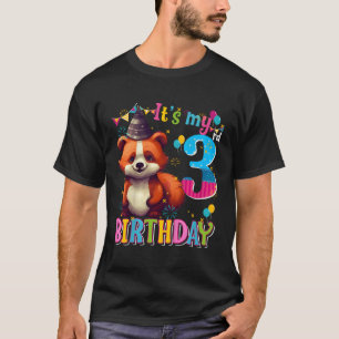 T-shirt C'Est Mon 3E 3 Panda Rouge