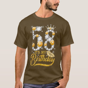 T-shirt C'est mon 58e anniversaire Reine 58 ans Chaussures