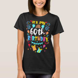T-shirt C'est mon 60e anniversaire.