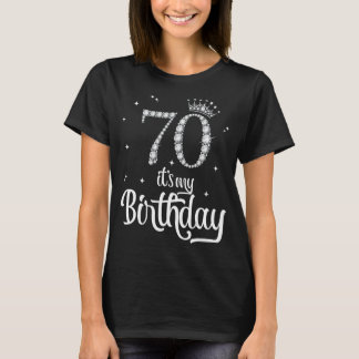 T-shirt C'est mon 70e anniversaire 70 ans 70e anniversaire