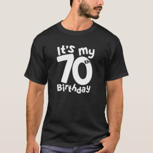 T-shirt C'est mon 70e anniversaire 70 ans drôle 70e oiseau