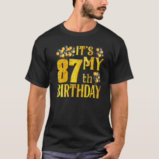 T-shirt C'Est Mon 87ème Anniversaire Joyeux 1935 Anniversa