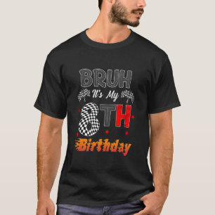 T-shirt C'est mon 8ème anniversaire de voiture de course g