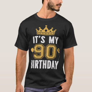 T-shirt C'est mon 90e anniversaire pour un homme de 90 ans