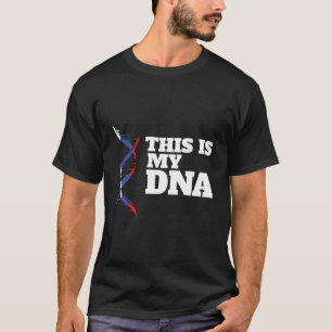 T-shirt C'Est Mon Adn Fier Slovaque Patriotique Slovaquie
