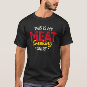 T-shirt C'Est Mon Amant Fumeur BBQ Fumeur De Viande