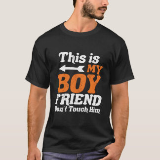 T-shirt C'est Mon Ami Ne Le Touchez Pas Pour L'humour