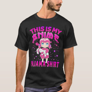 T-shirt C'Est Mon Anime Pajama Femmes Otaku Pajamas Fille 