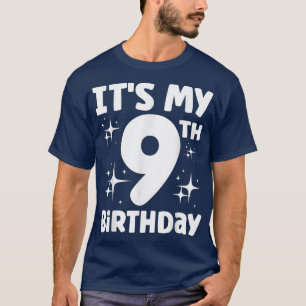 T-shirt C'est mon anniversaire 9e anniversaire