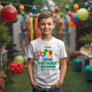 T-shirt C'est mon anniversaire, faisons la fête Règle 1