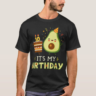 T-shirt C'Est Mon Anniversaire Guacamoles Cuisine Meicaine