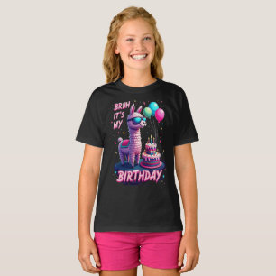 T-shirt C'est mon anniversaire Lama Piñata Drôle Rétro