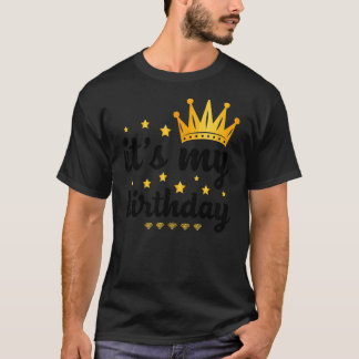 T-shirt C'est mon anniversaire pour les femmes Ados Filles