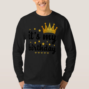 T-shirt C'est mon anniversaire pour les femmes Ados Filles