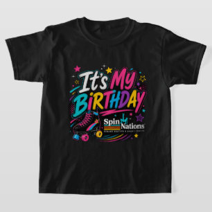 T-shirt C'est mon anniversaire   T Shirt Enfants   SpinNat