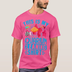 T-shirt C'Est Mon Aquarium Nettoyant Chemise Amateurs Pois